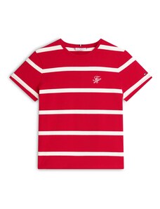 TOMMY HILFIGER Majica rdeča / bela