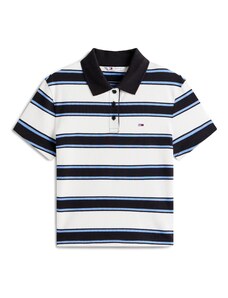 Tommy Jeans Majica 'ESSENTIAL' modra / črna / bela
