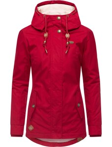 Ragwear Zimska jakna 'Monade' temno rdeča