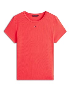 Tommy Jeans Majica 'ESSENTIAL' rdeča
