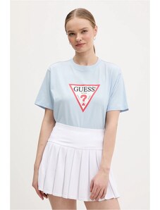 Bombažna kratka majica Guess Jeans