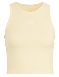 ADIDAS ORIGINALS Top 'Essentials' svetlo rumena / bela
