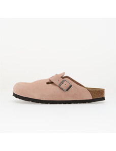 Birkenstock Boston Suede Leather Pink Clay