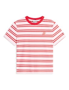 TOMMY HILFIGER Majica rosé / rdeča / bela