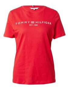 TOMMY HILFIGER Majica rdeča / bela