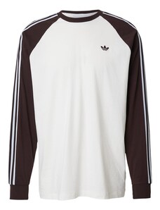 ADIDAS ORIGINALS Majica 'CALI' temno rjava / bela