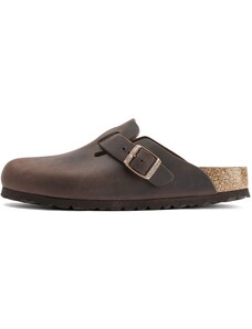 BIRKENSTOCK Nizki natikači 'Boston' temno rjava