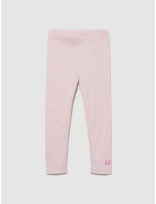 Dekliška GAP Baby rebraste legice Mix & Match GAP Roza