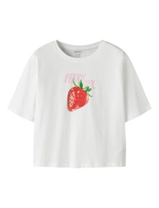 NAME IT Majica 'NKFFARINAZ' zelena / rosé / rdeča / bela