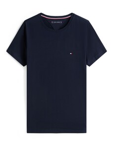 TOMMY HILFIGER Majica 'Flex' nočno modra / rdeča / bela