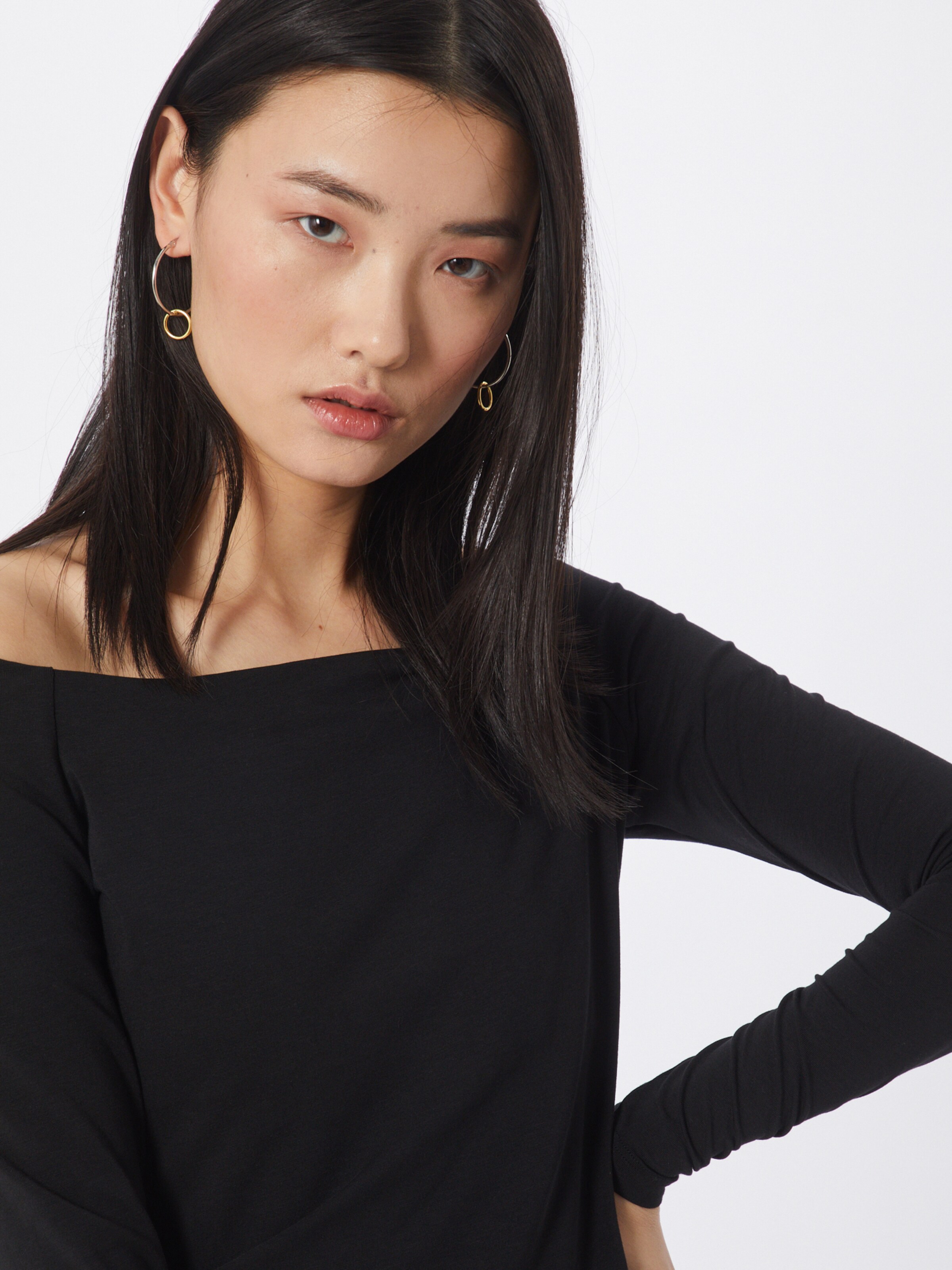 Samsøe Samsøe Majica 'Nana ls 265' črna