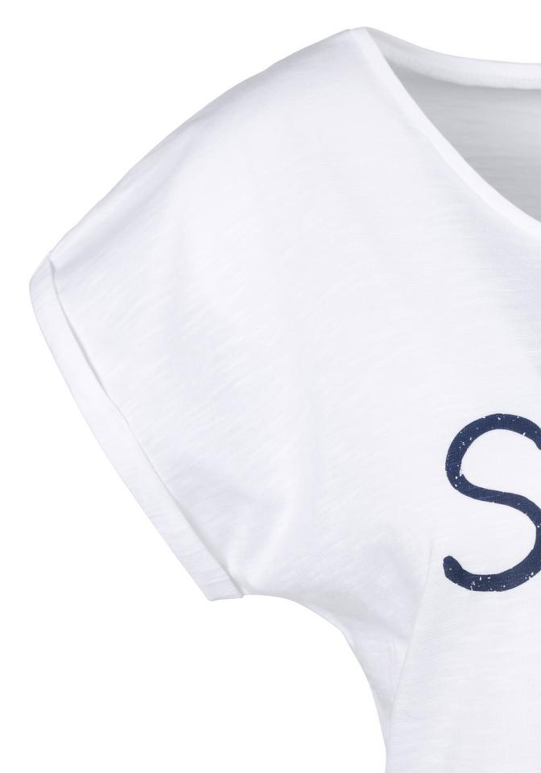 BEACH TIME Majica črna / bela