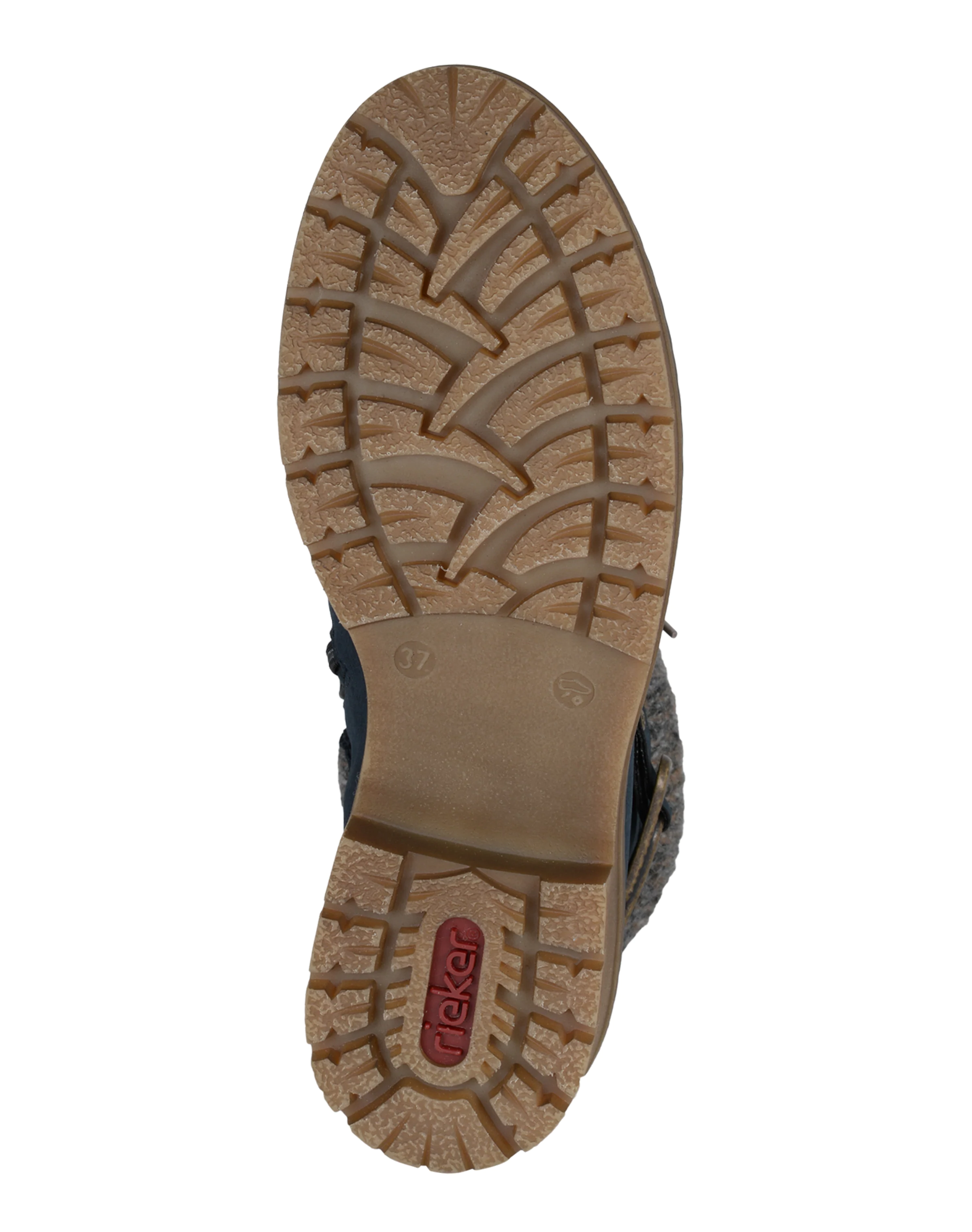 Rieker Gležnarji z vezalkami mornarska / siva / temno siva