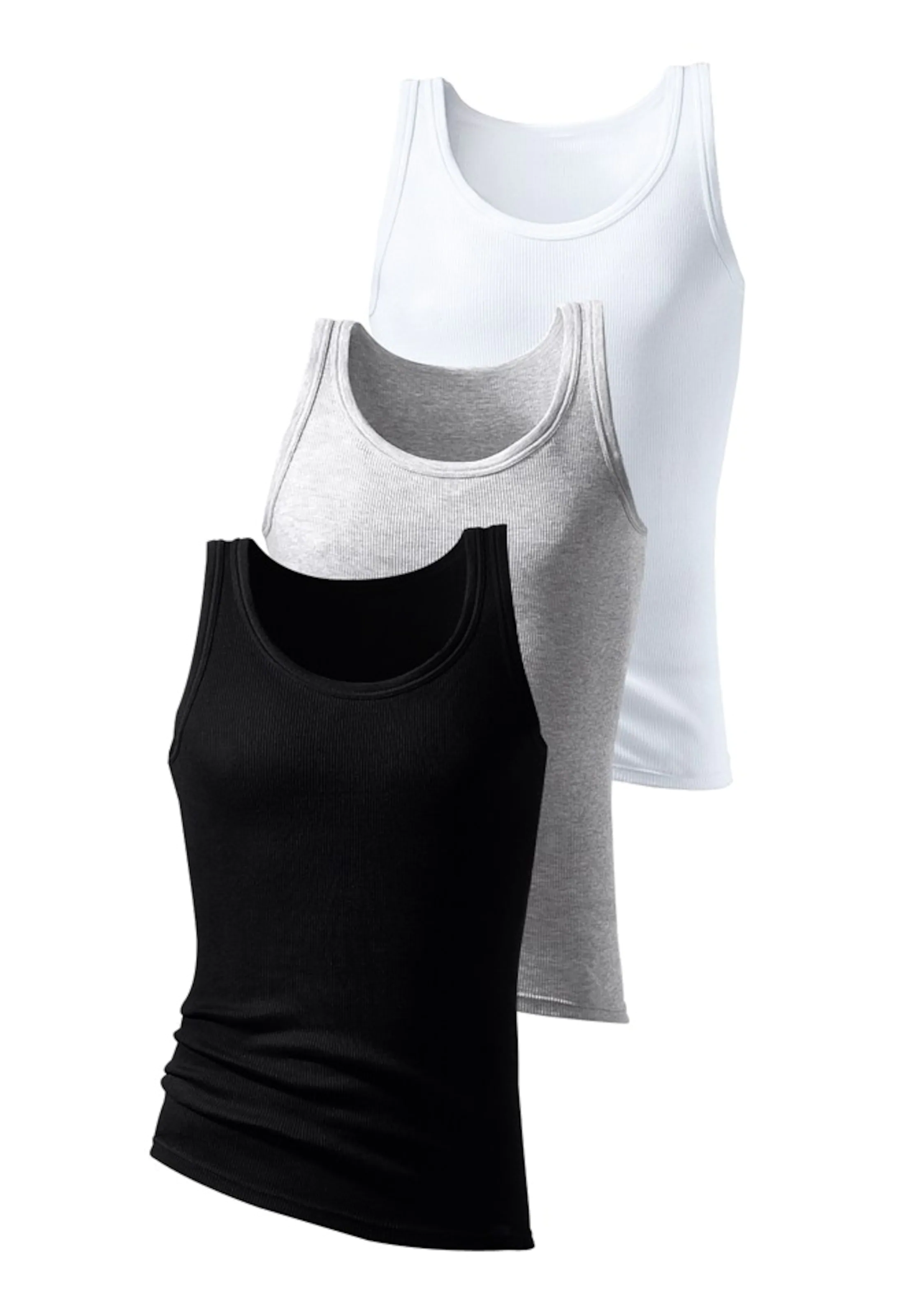 H.I.S Majica siva / črna / bela