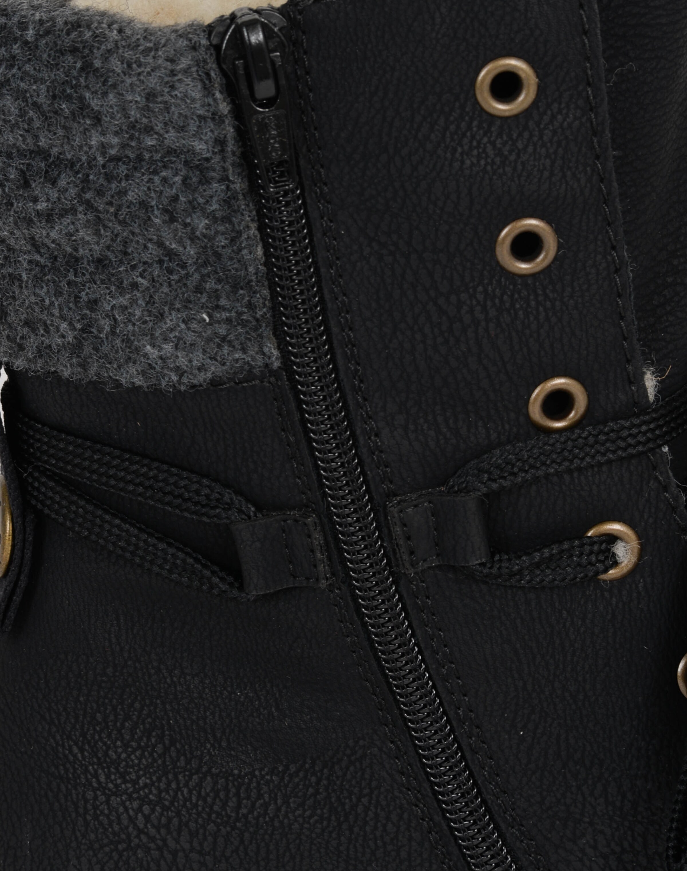 Rieker Gležnarji z vezalkami črna