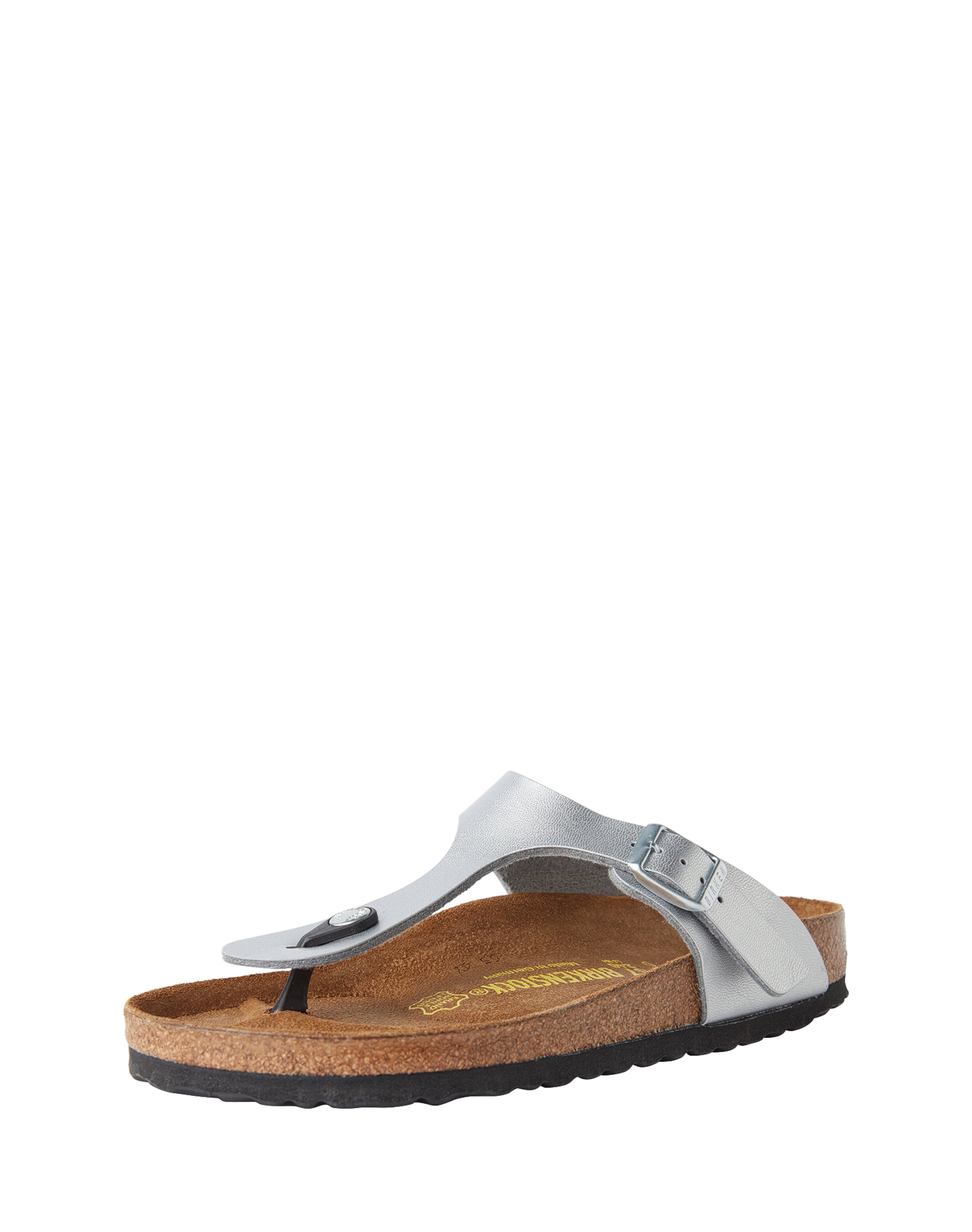 BIRKENSTOCK Japonke 'Gizeh' srebrna