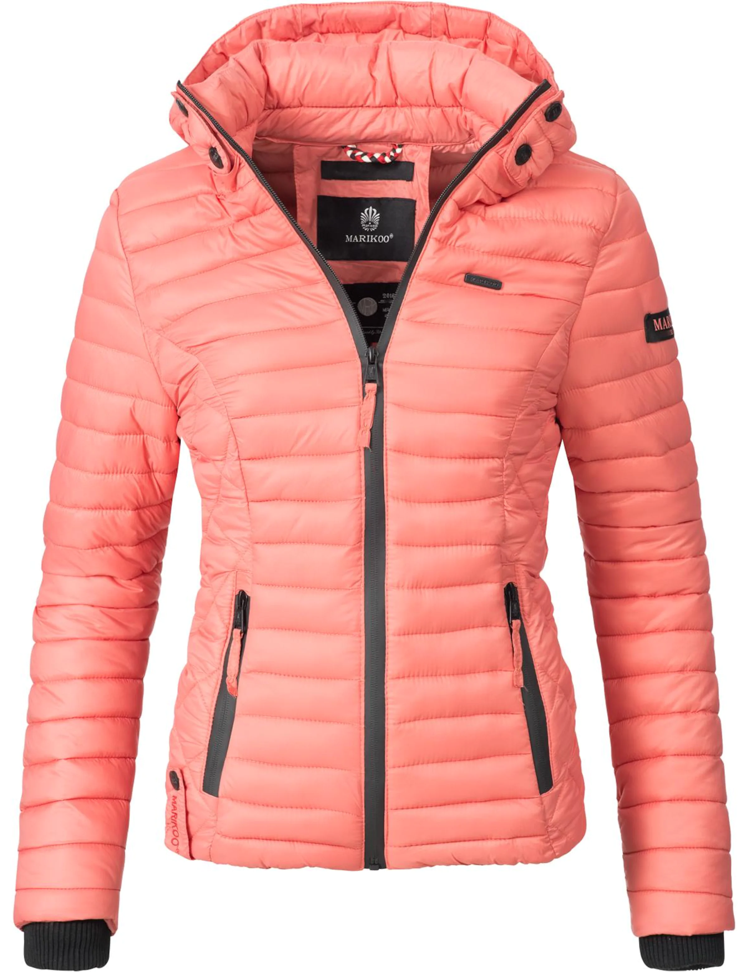 MARIKOO Prehodna jakna 'Samtpfote' korala