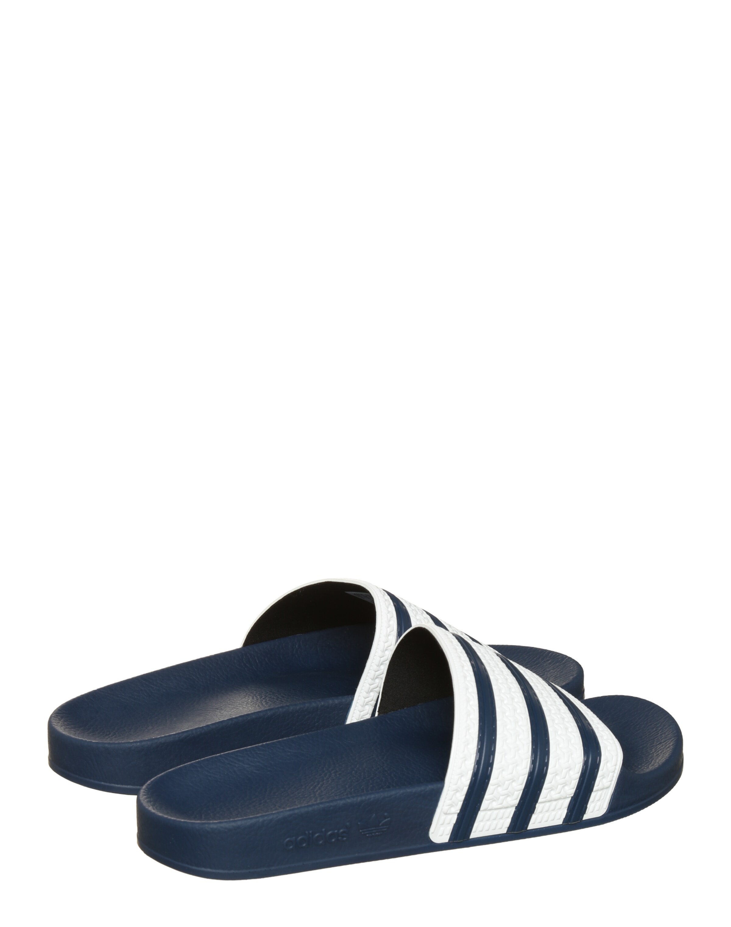 ADIDAS ORIGINALS Nizki natikači 'Adilette' mornarska / bela