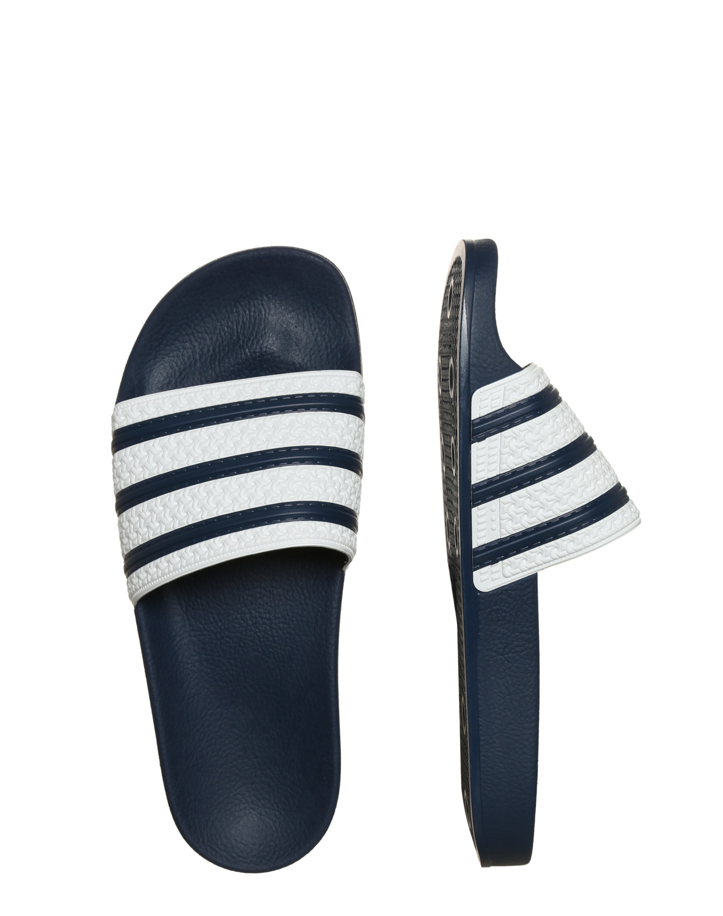 ADIDAS ORIGINALS Nizki natikači 'Adilette' mornarska / bela