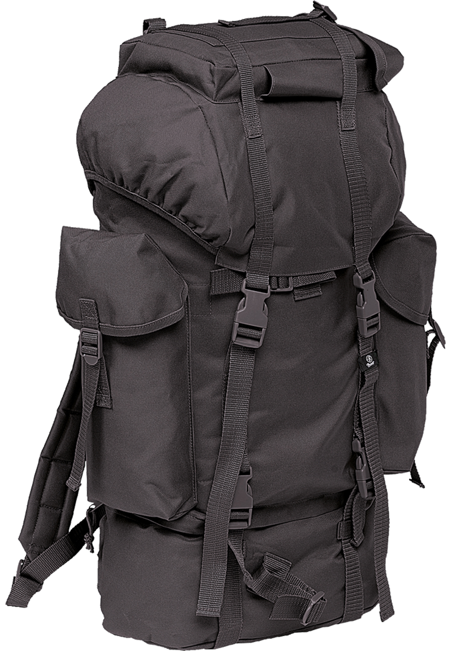 Brandit Nylon Military Backpack in Black