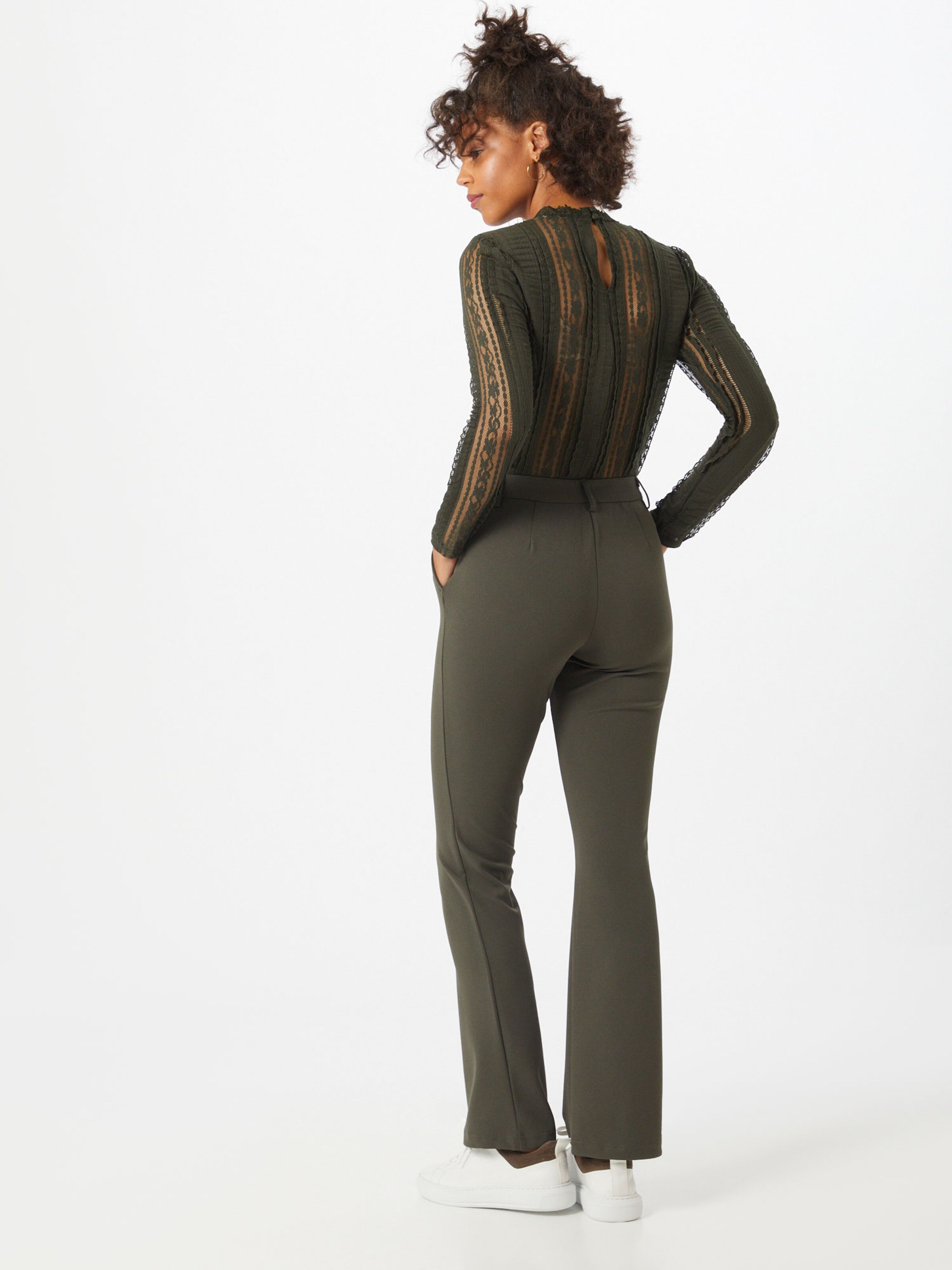 ONLY Hlače 'Rocky' temno zelena