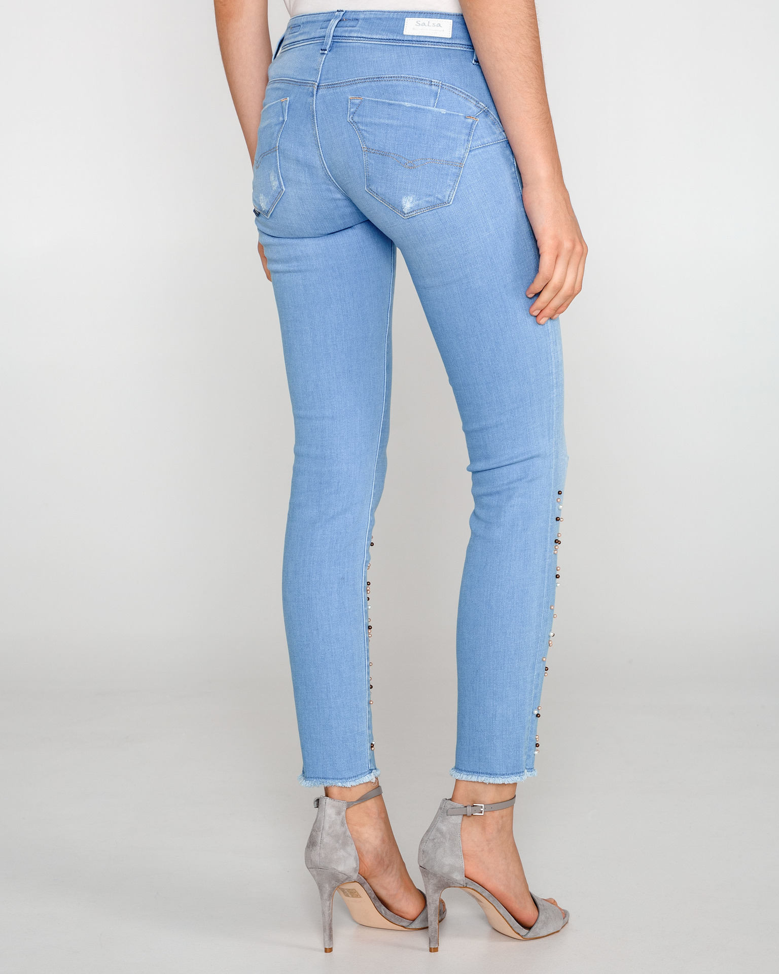 Ženska Salsa Jeans Wonder Push Up Kavbojke Modra GLAMI.si