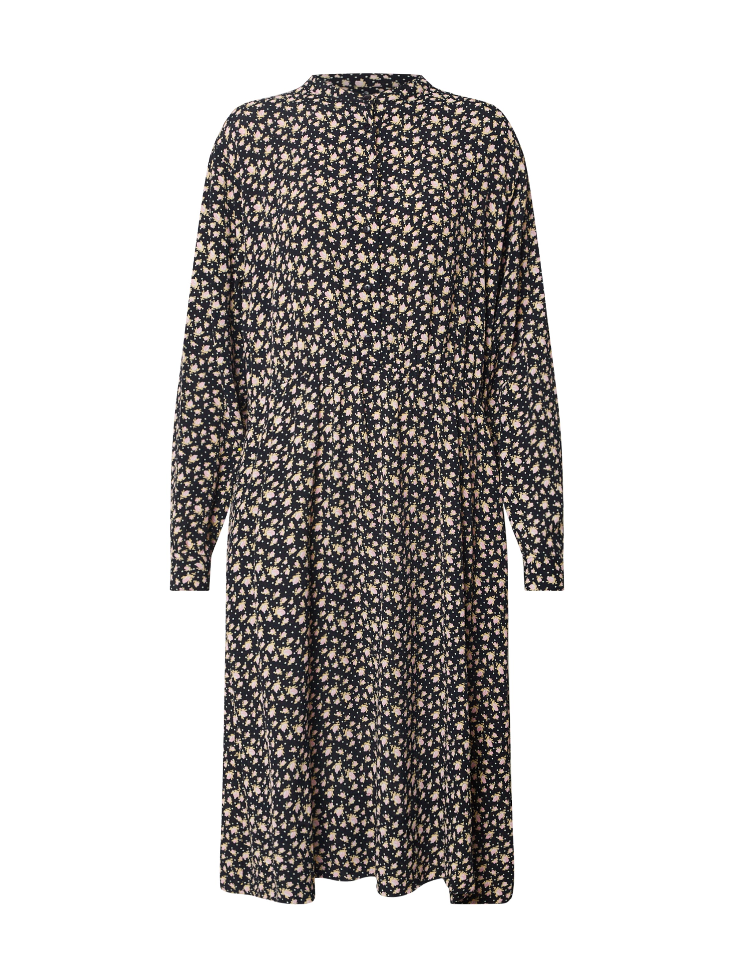 NUÉ NOTES Dolga srajca bež / črna