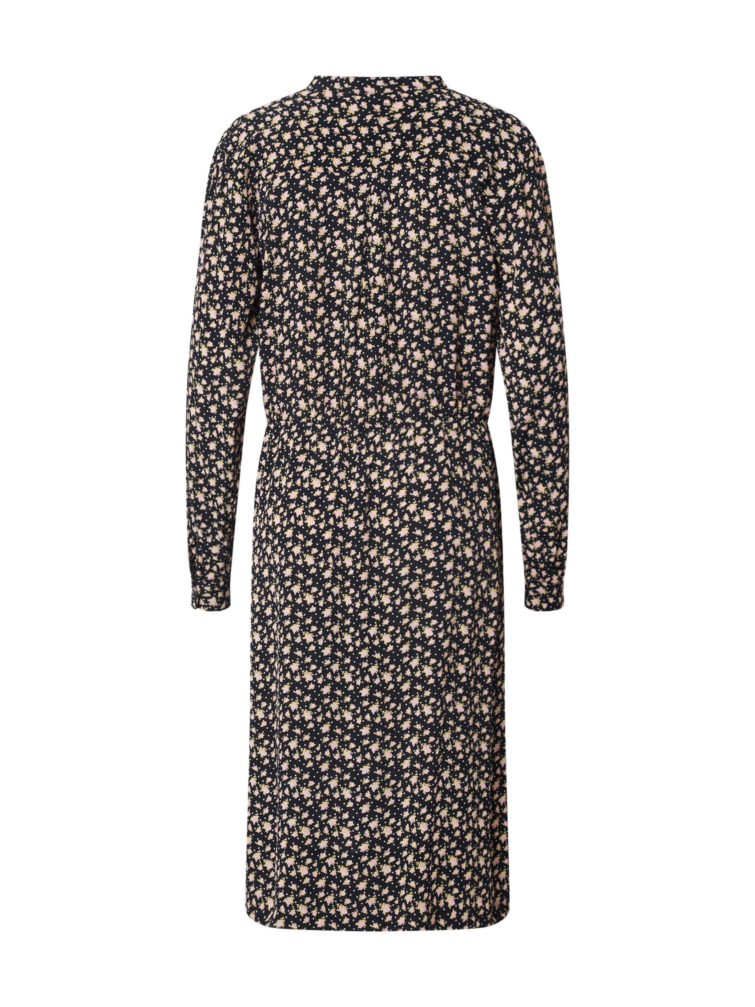 NUÉ NOTES Dolga srajca bež / črna