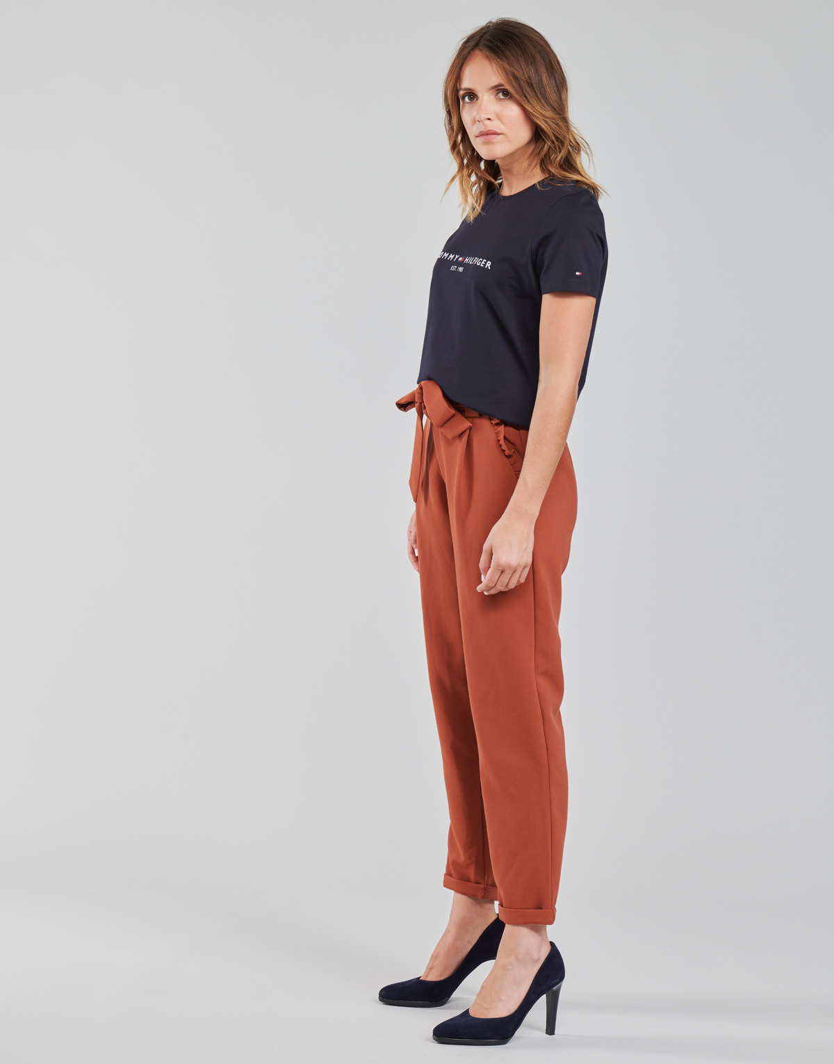 Tommy Hilfiger Majice s kratkimi rokavi HERITAGE HILFIGER CNK RG TEE Tommy Hilfiger