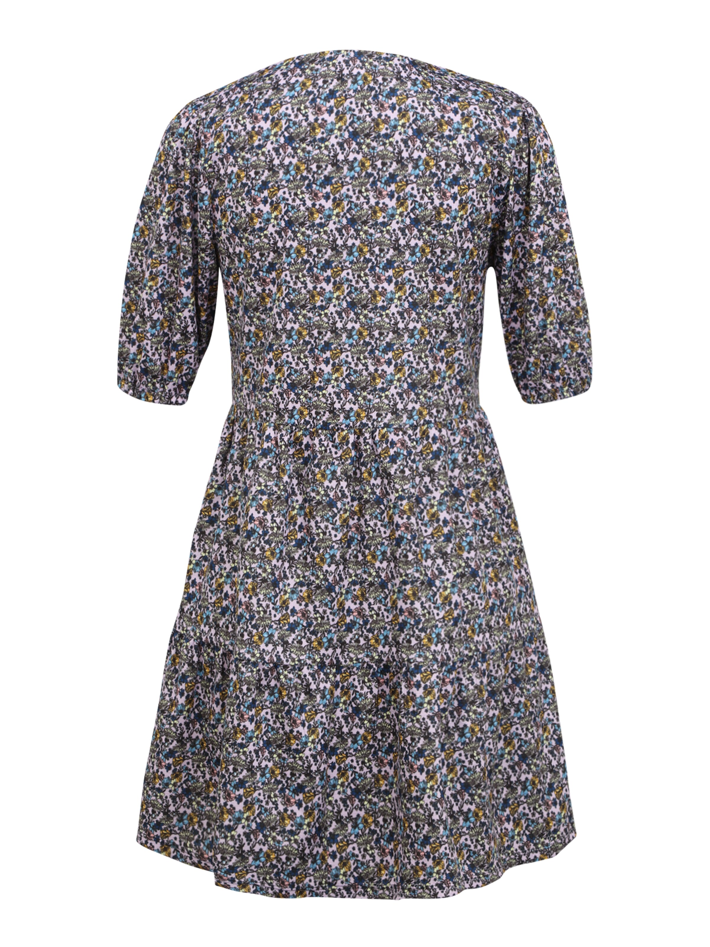 River Island Obleka mornarska / turkizna / rumena / svetlo roza / črna