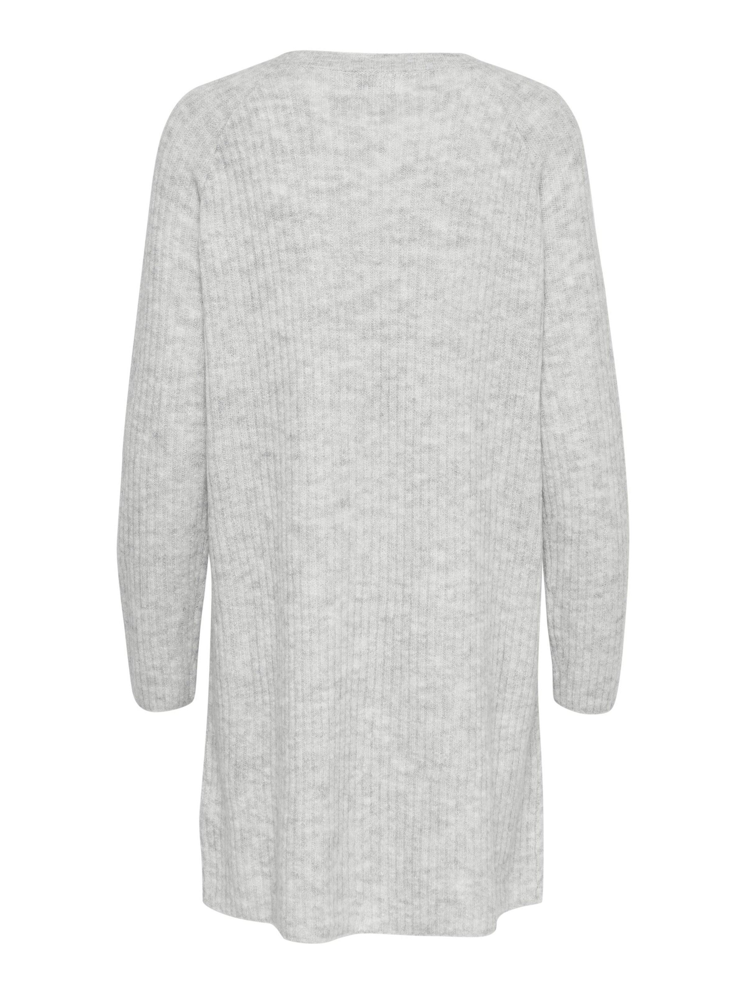 ONLY Pletena obleka 'ONLCarol' svetlo siva