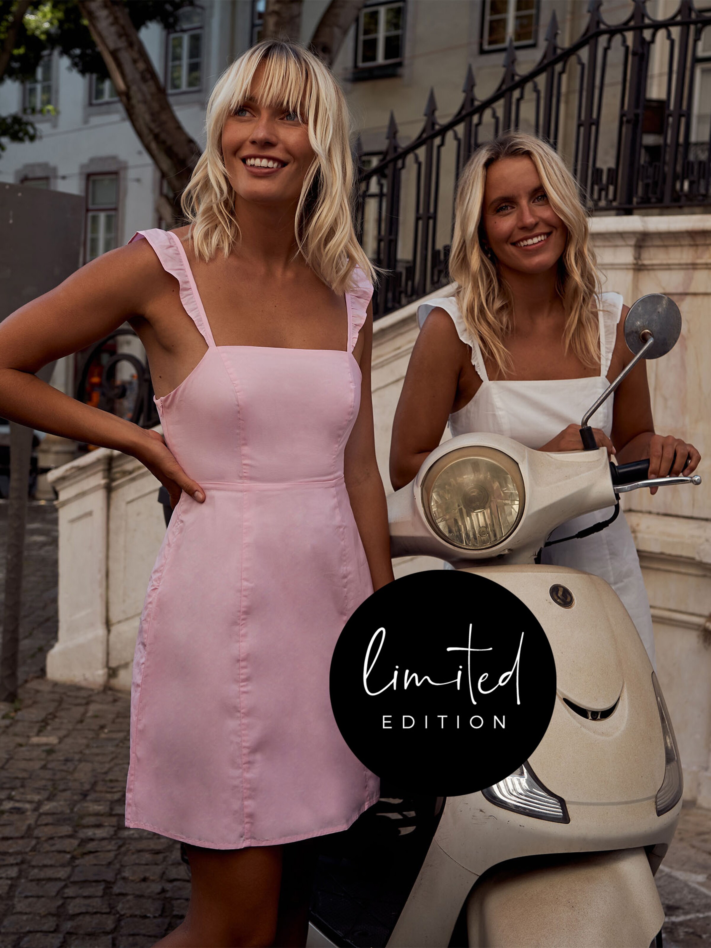 ABOUT YOU Limited Obleka 'Kili' roza