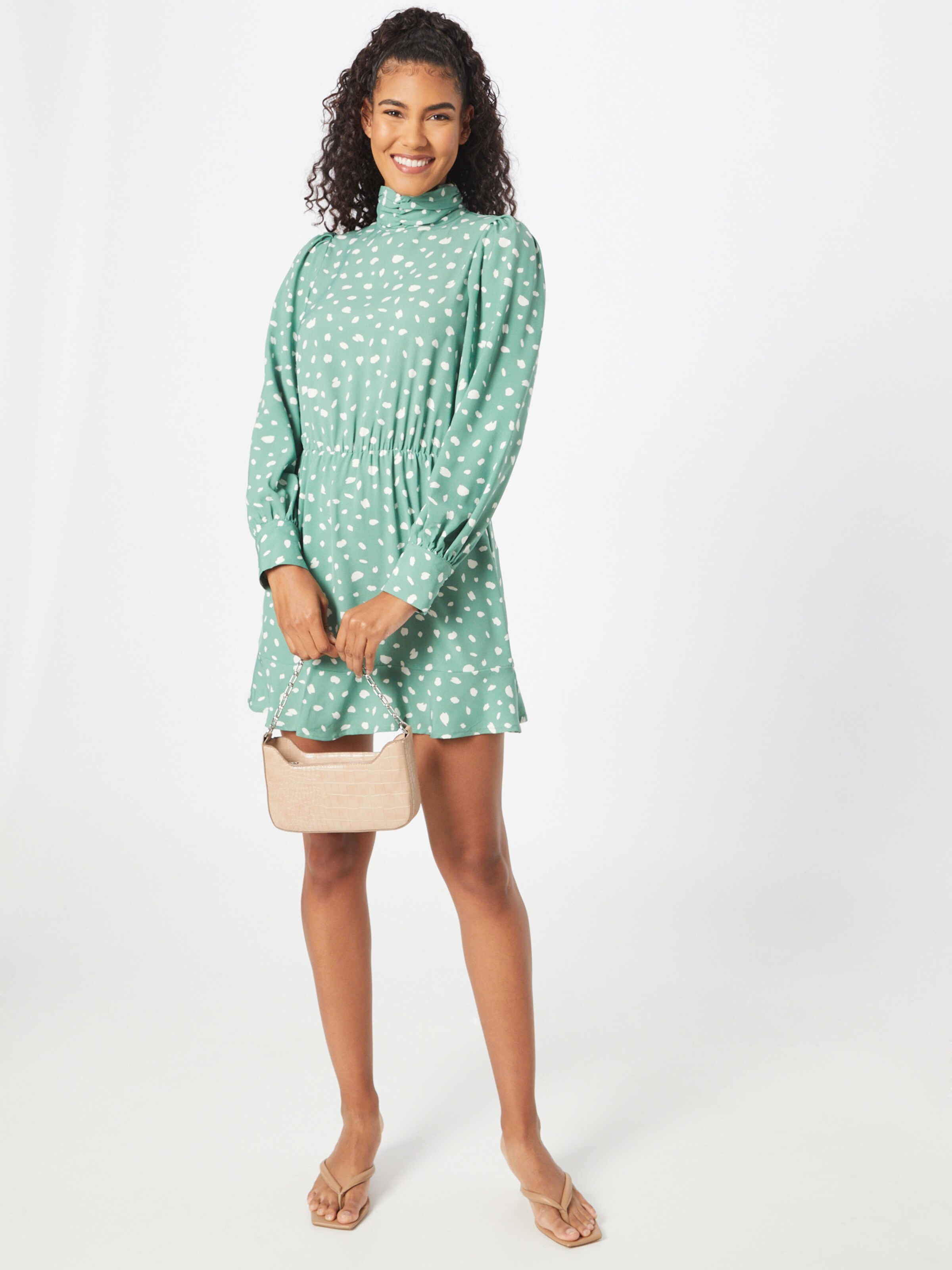 AX Paris Dolga srajca meta / bela