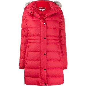 tommy hilfiger red parka