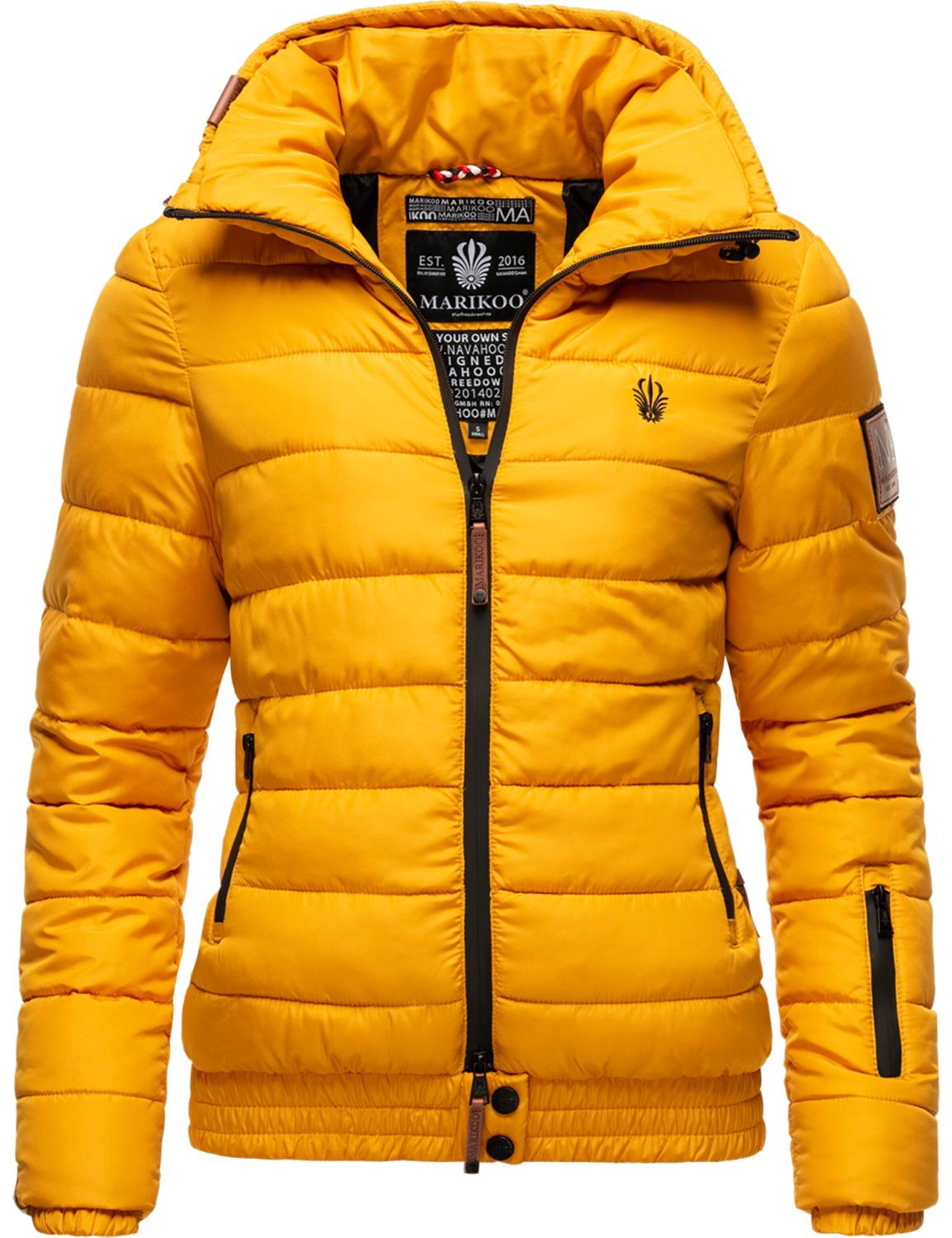 MARIKOO Zimska jakna 'Poison' rumena