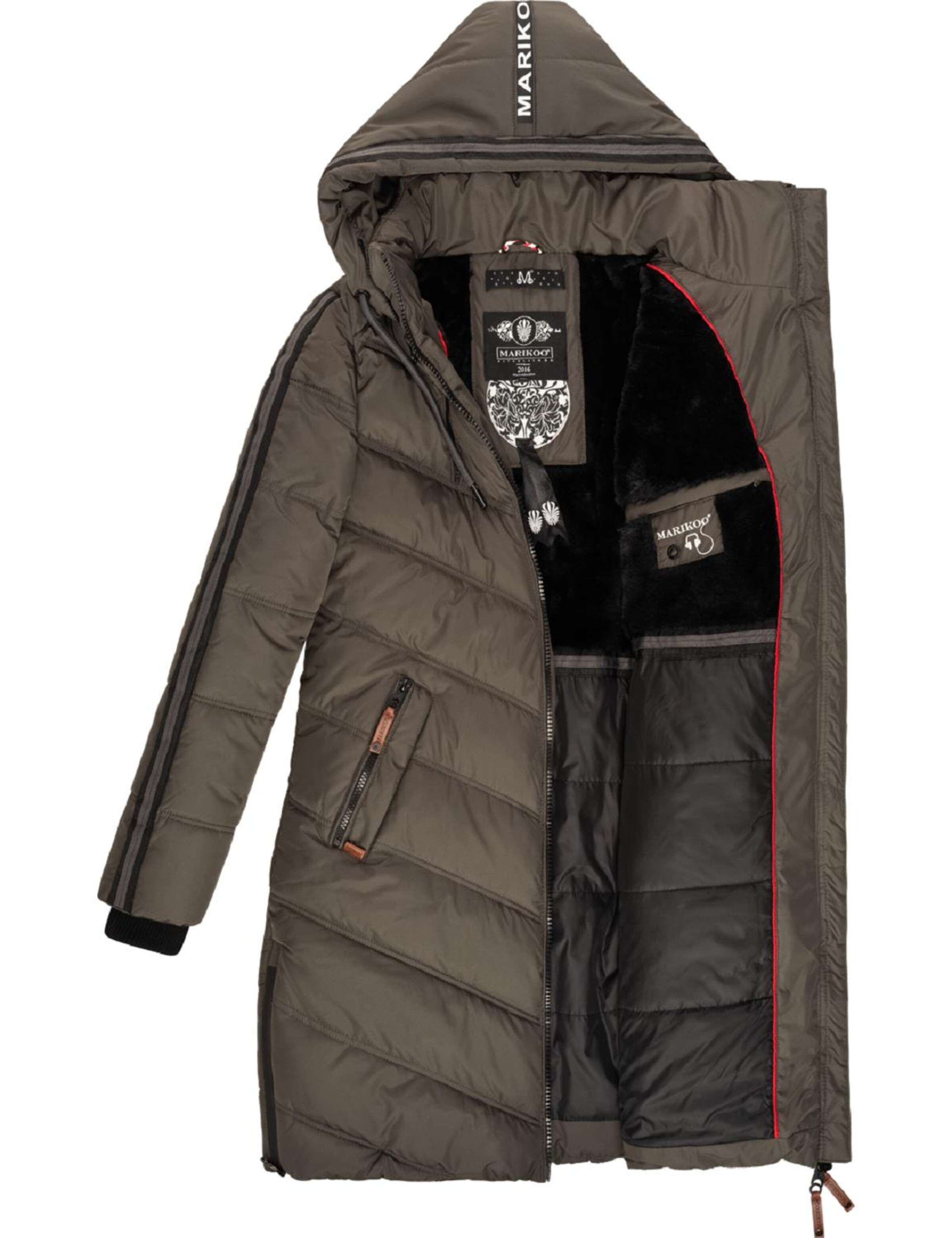 MARIKOO Zimski plašč 'Armasa' antracit