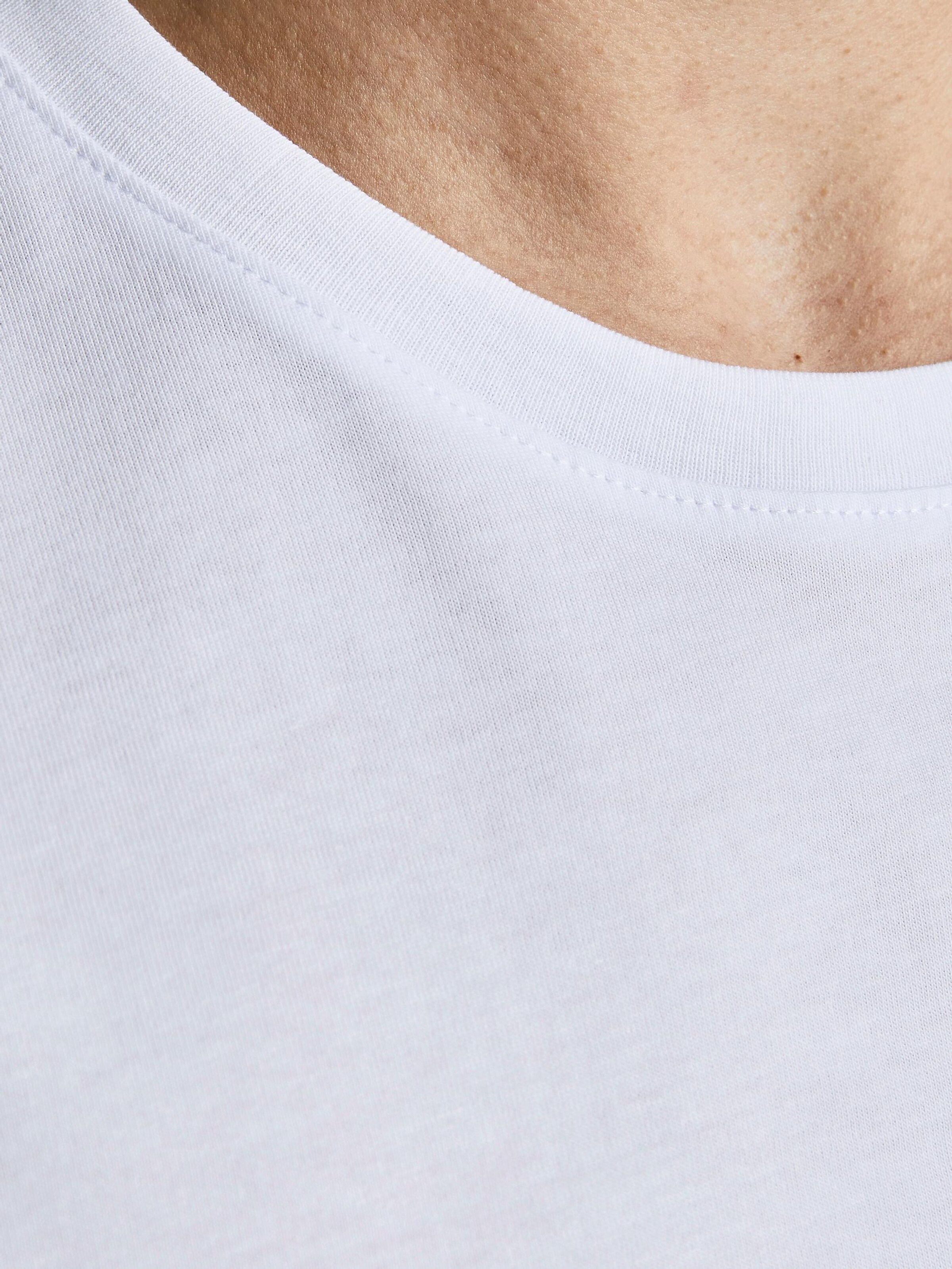 JACK & JONES Majica 'Essentials' temno modra / črna / bela