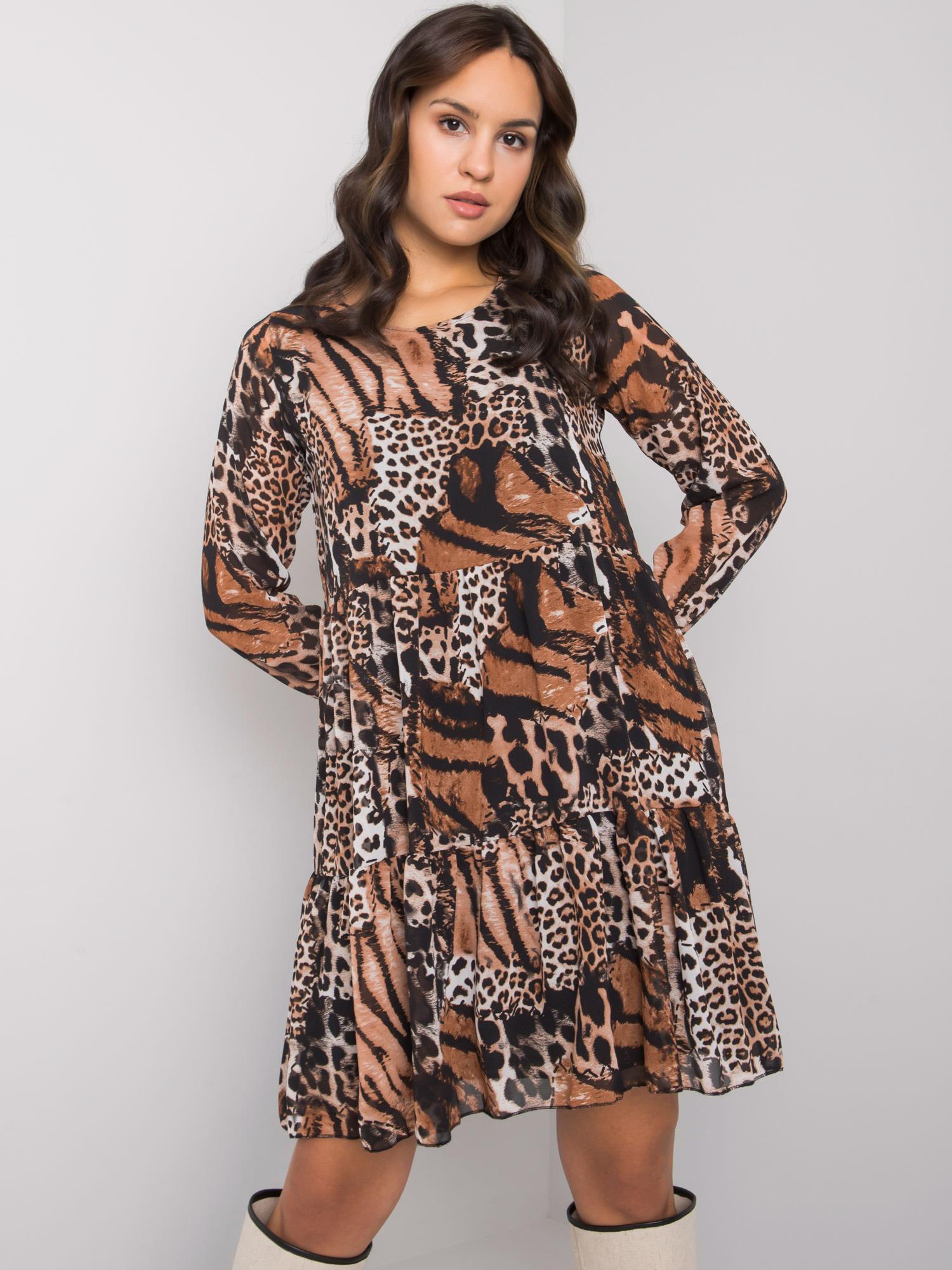 RUE PARIS Dress-WN-SK-2311-3.84-black-beige