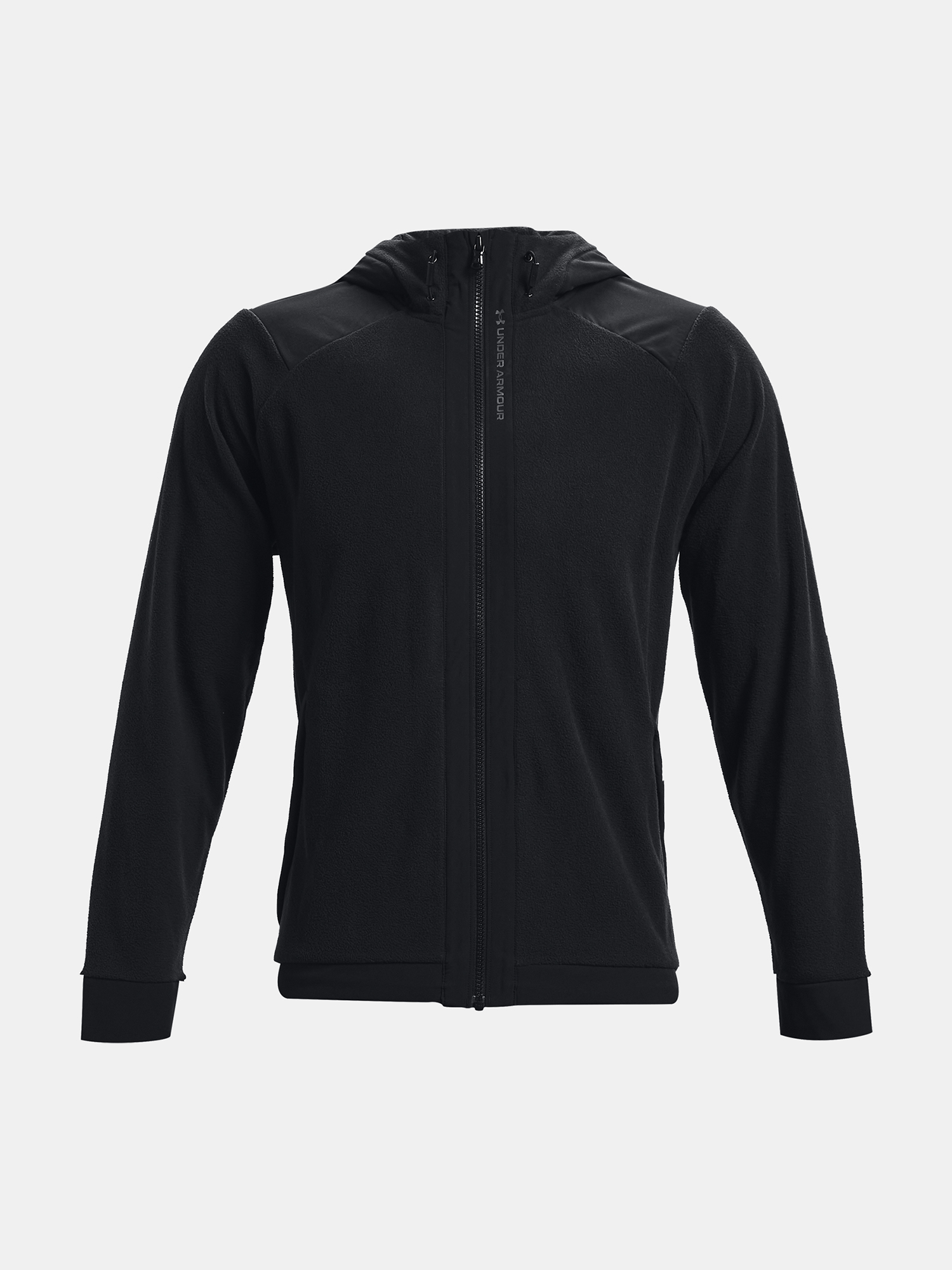 Under Armour Sweatshirt UA RUSH FLEECE FZ HOODIE-BLK - Men
