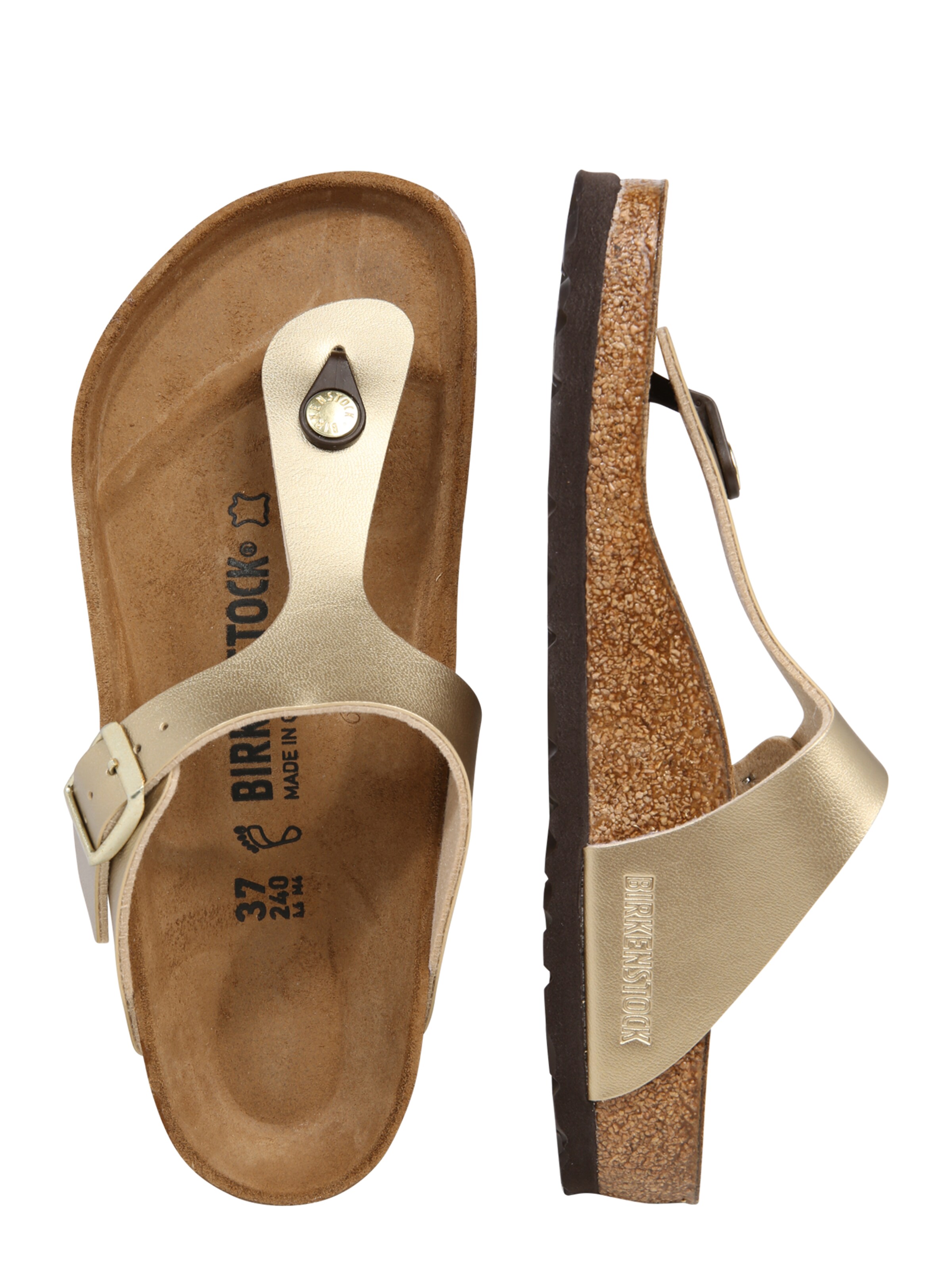 BIRKENSTOCK Japonke 'Gizeh' zlata