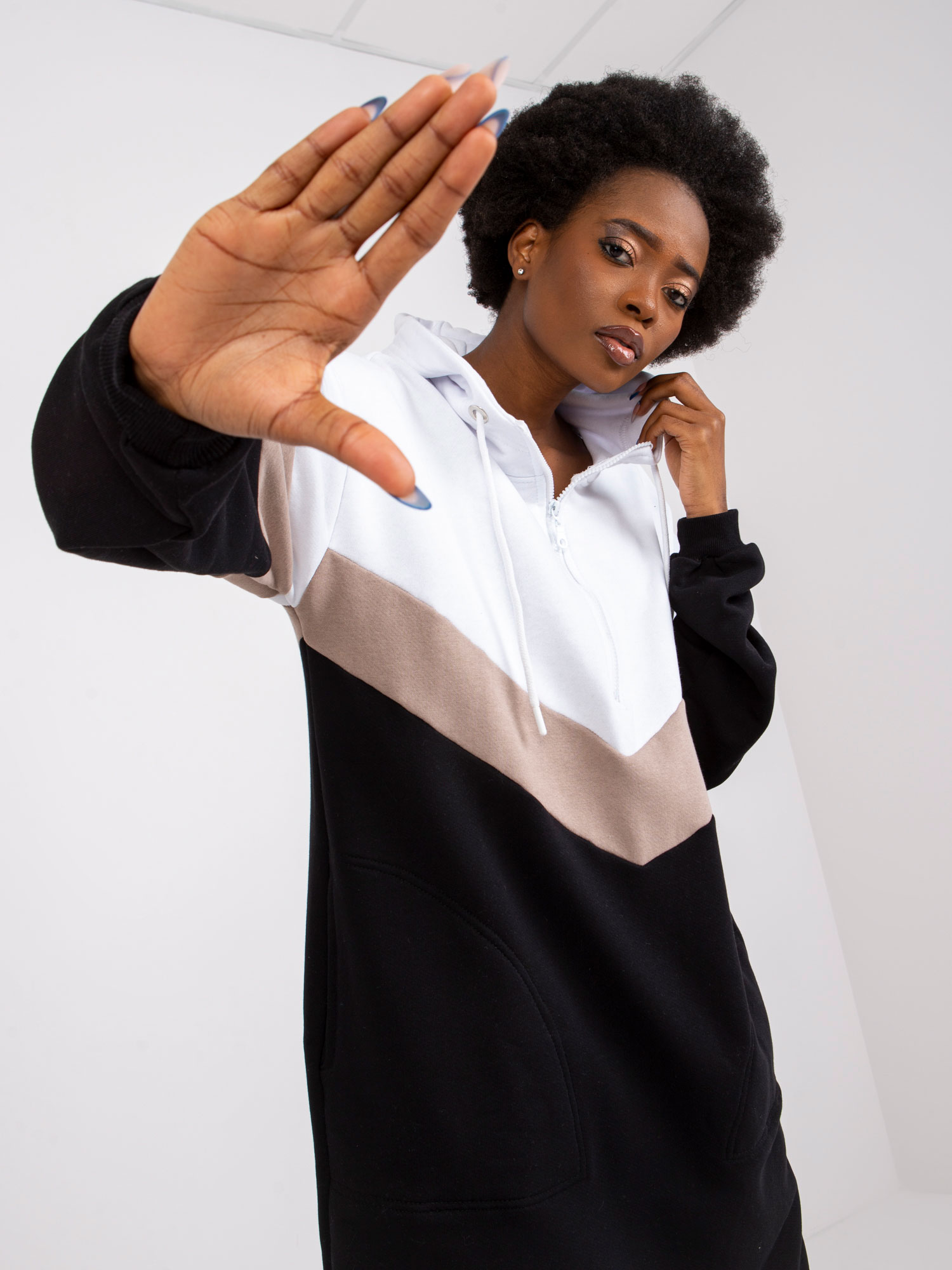 RUE PARIS Dress-RV-SK-7462.00-white-black