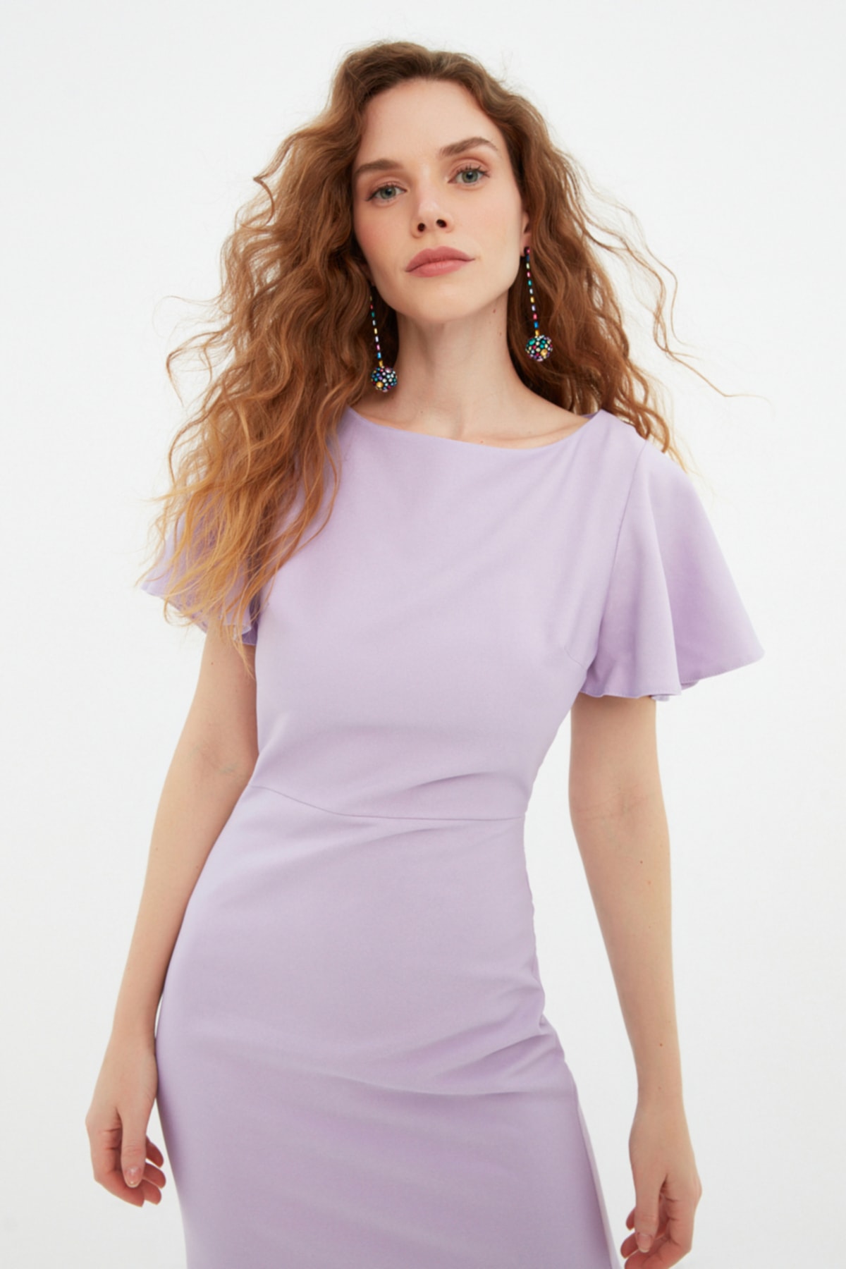 Ženska obleka Trendyol Midi