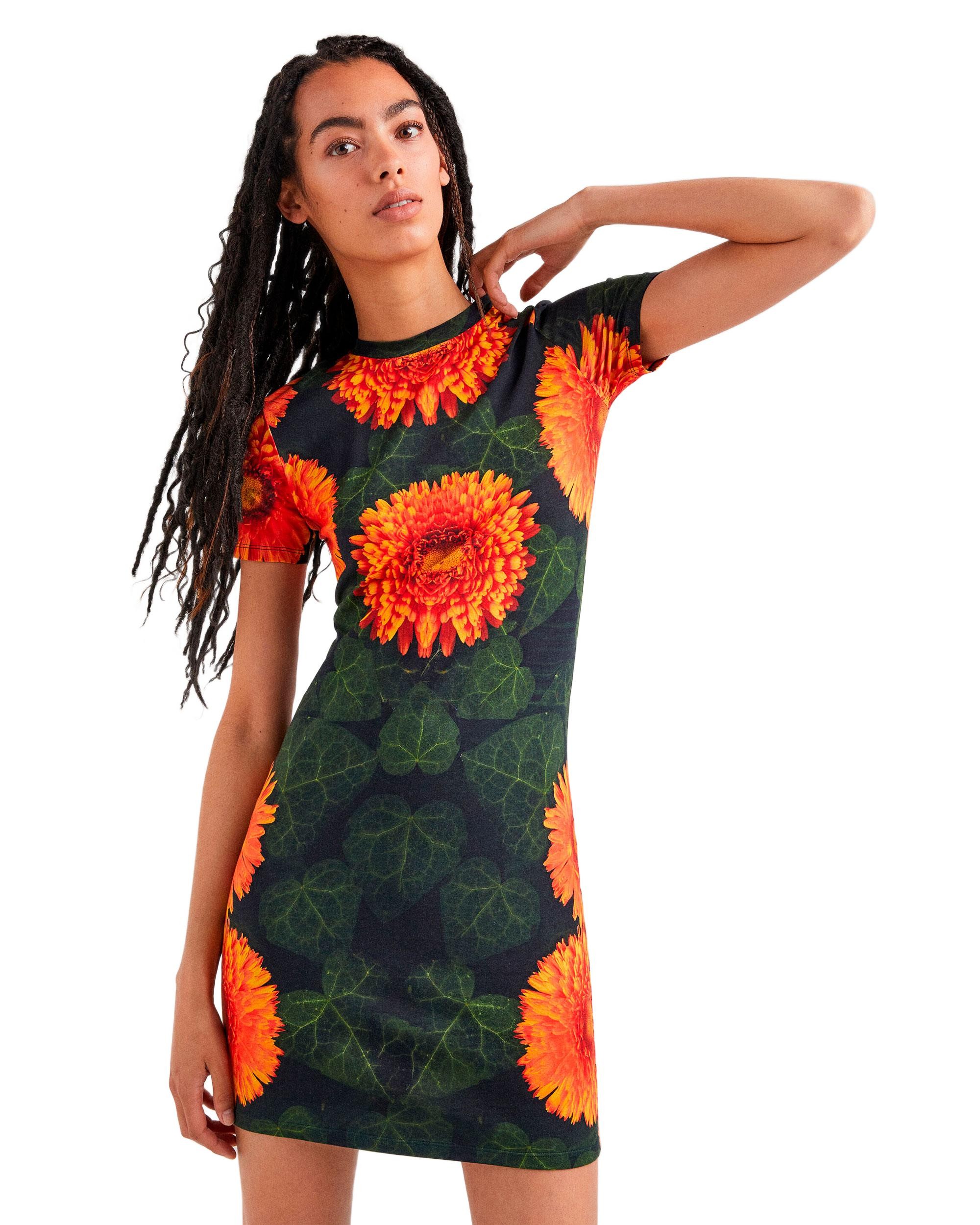 Desigual mini obleka s cvetličnim vzorcem