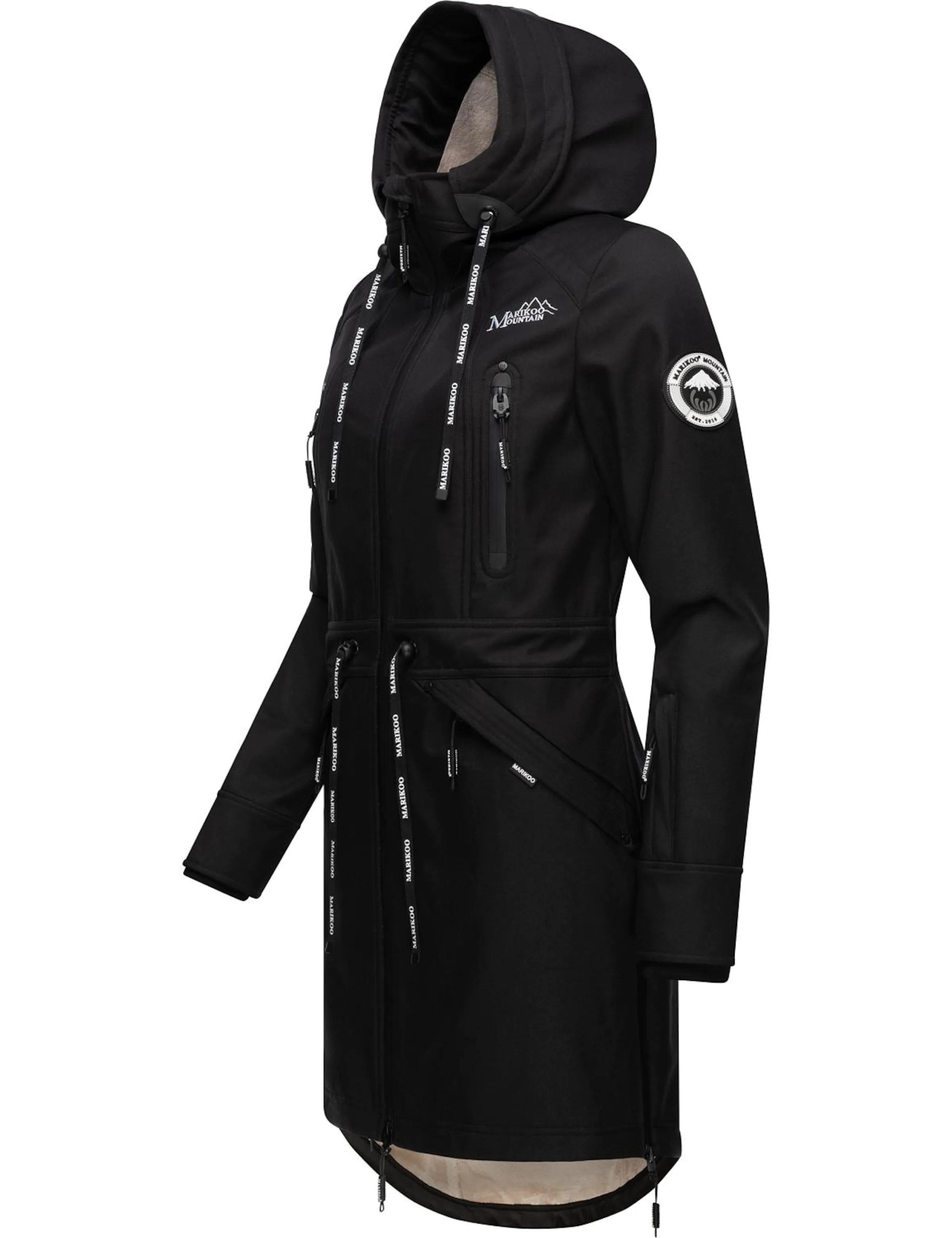 MARIKOO Prehodna jakna črna