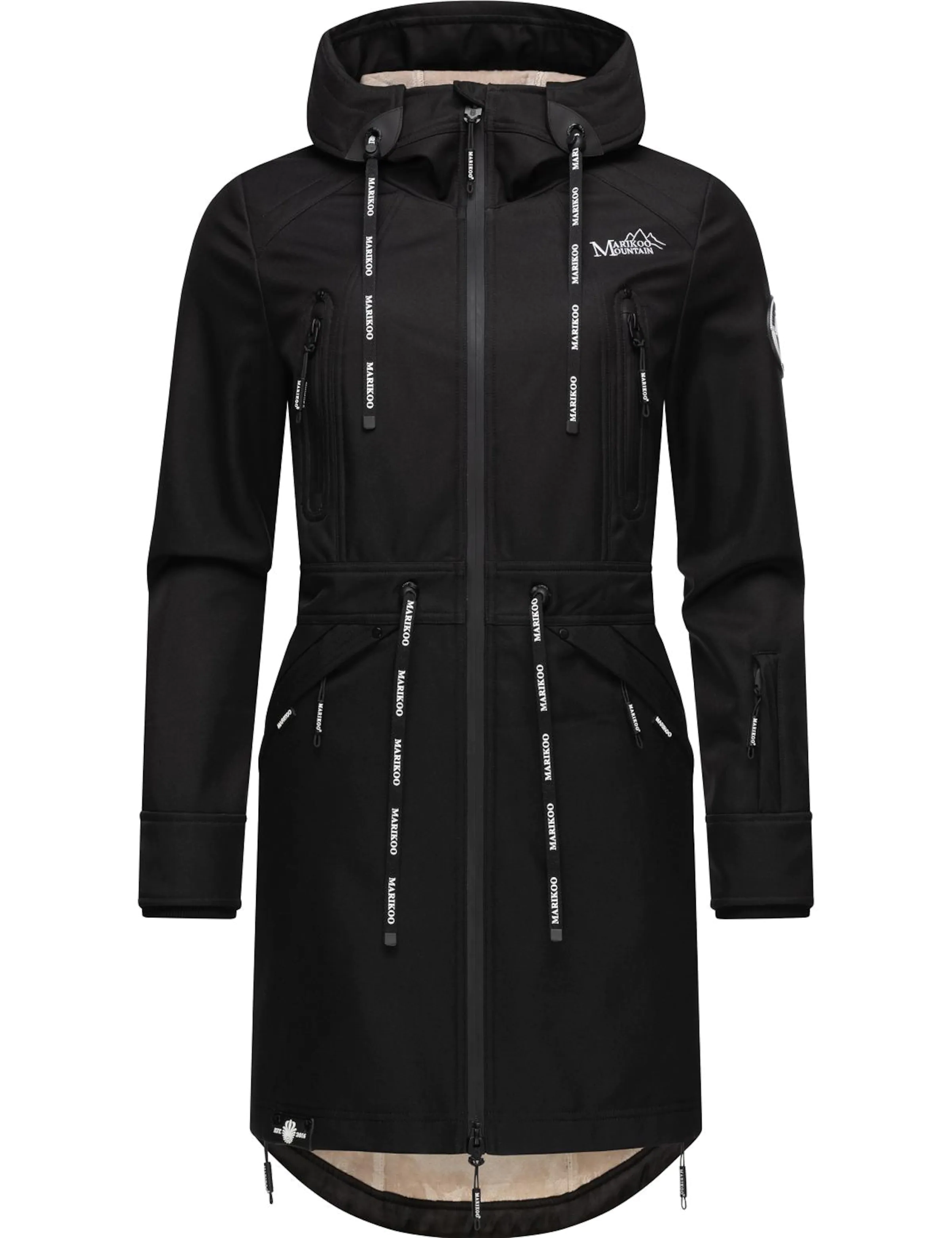 MARIKOO Prehodna jakna črna