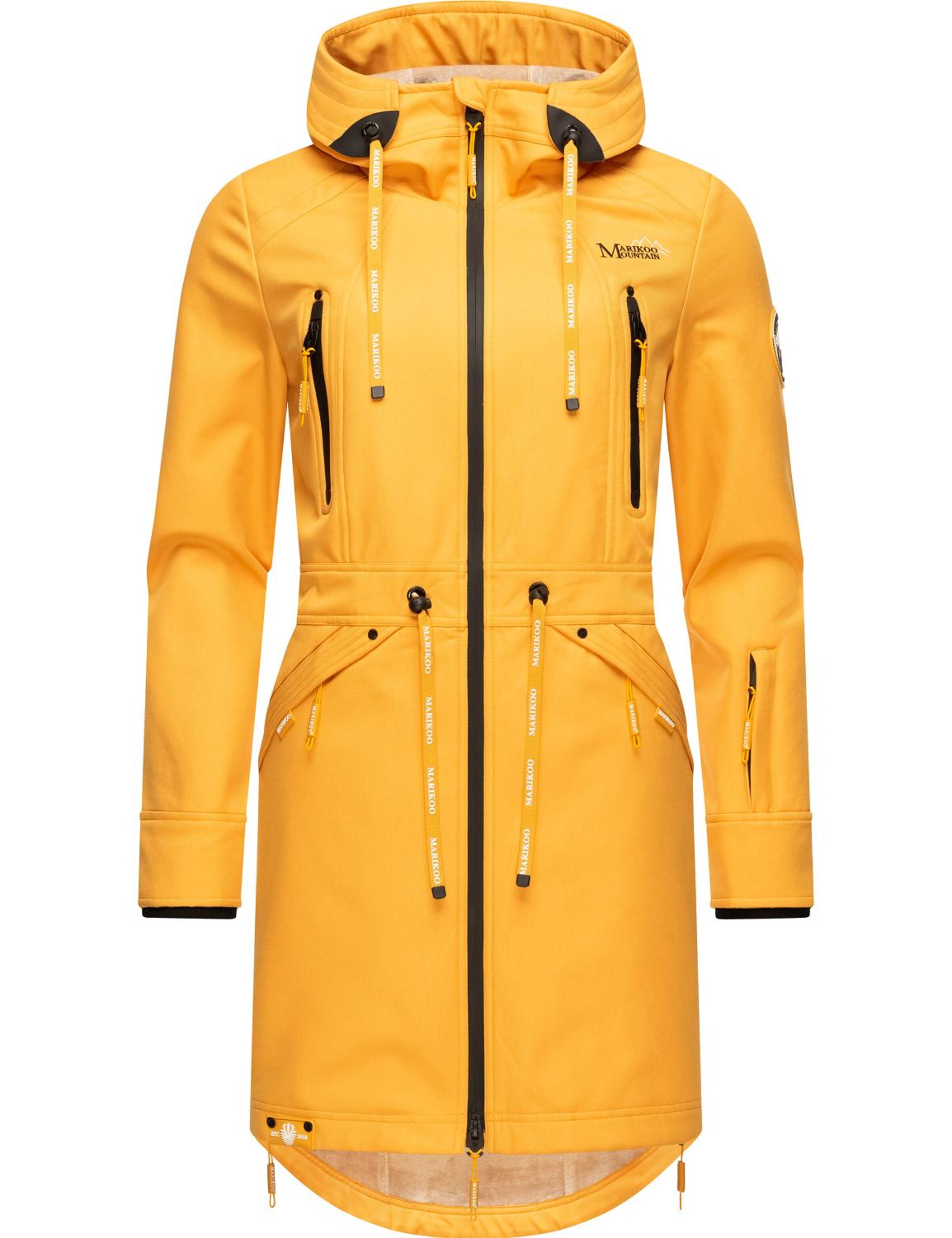 MARIKOO Prehodna jakna zlato-rumena