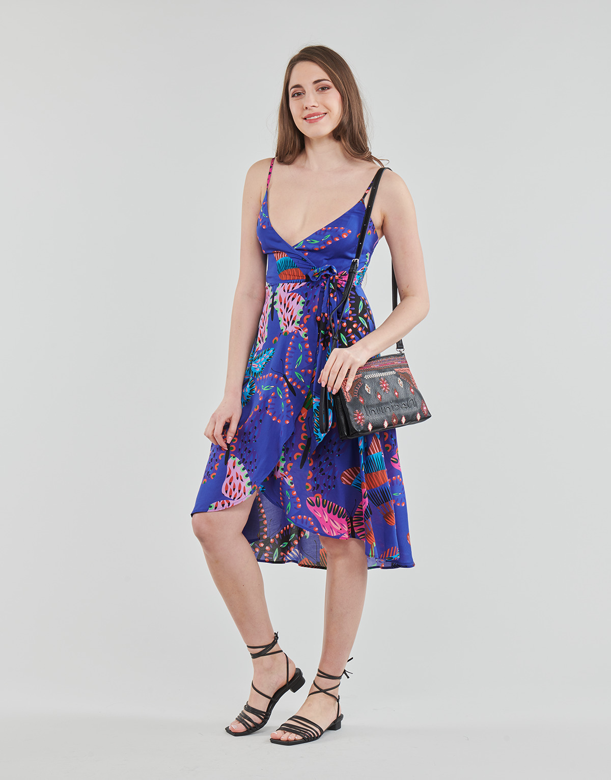 Desigual Kratke obleke VEST_ALANA Desigual