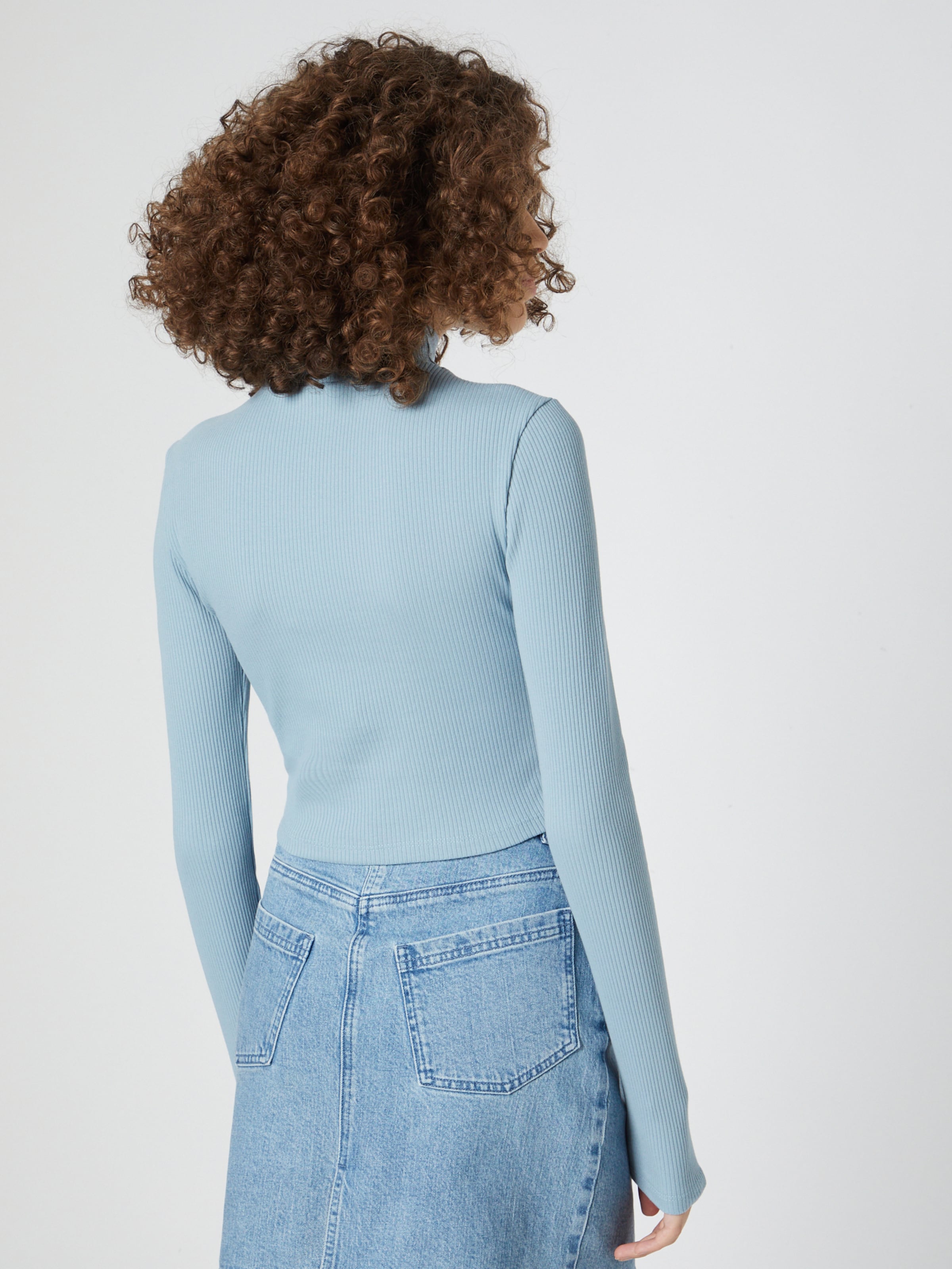 ABOUT YOU x Swalina&Linus Majica 'Laila' svetlo modra