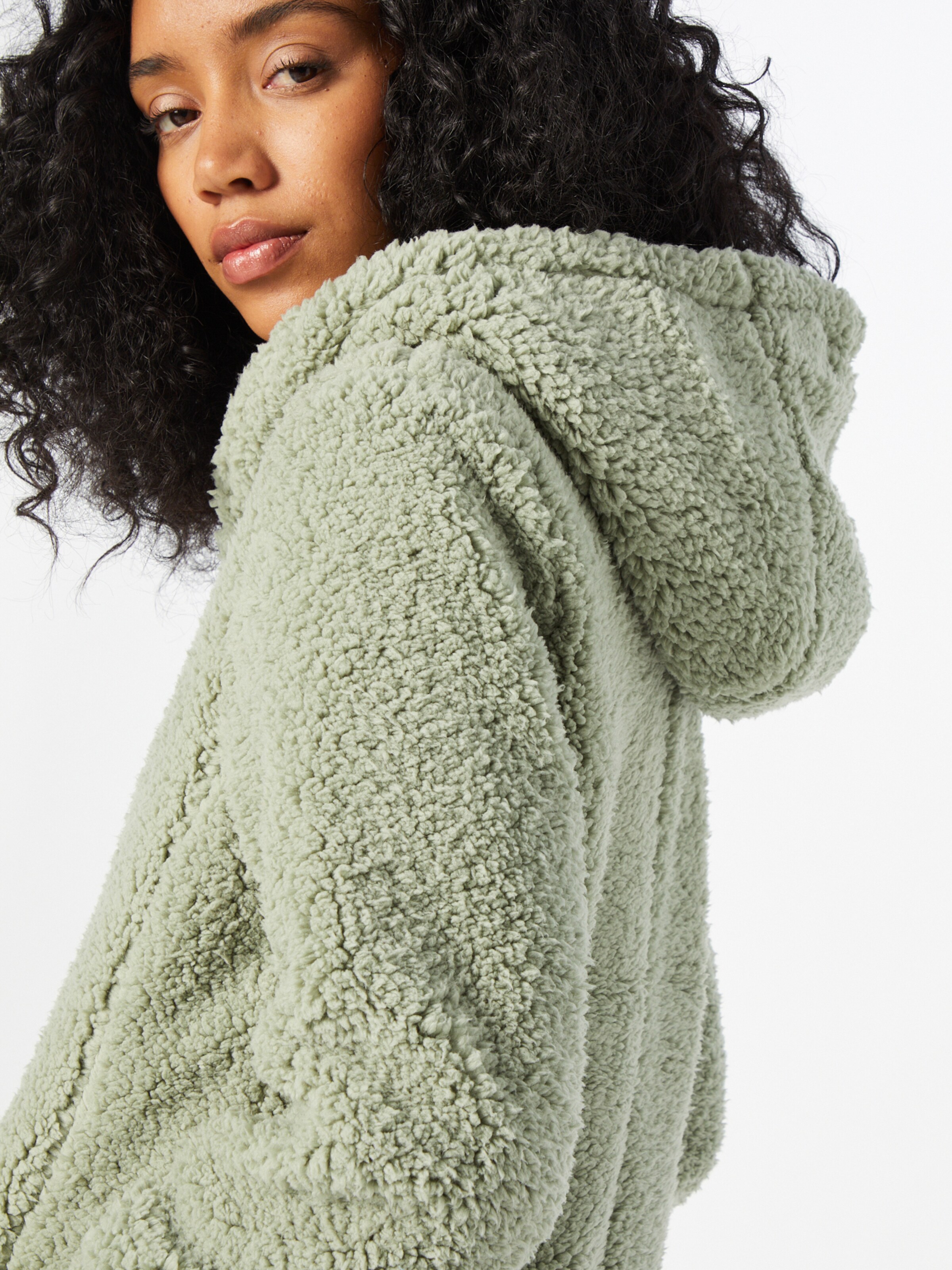 Urban Classics Prehoden plašč pastelno zelena