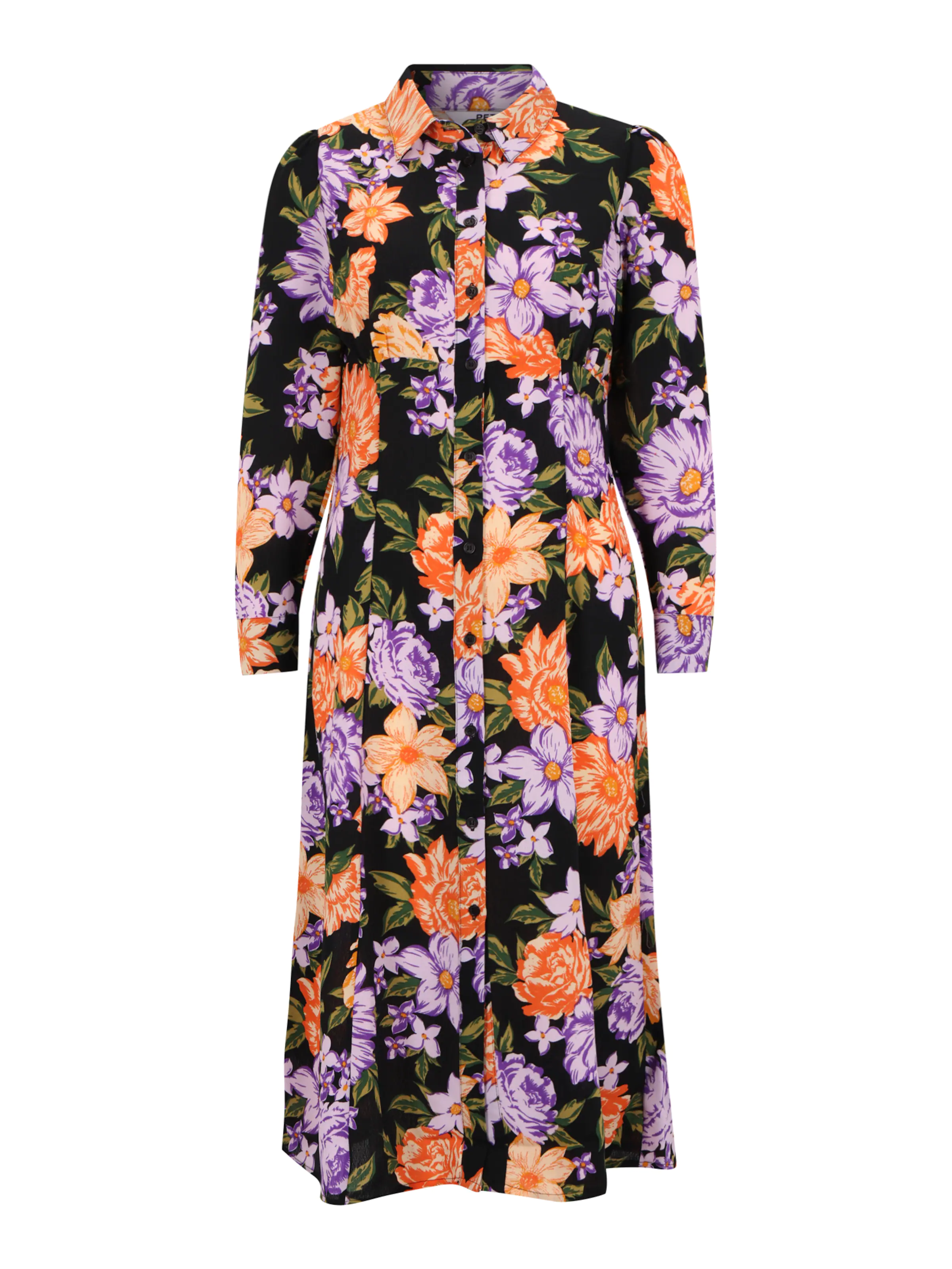 Dorothy Perkins Petite Dolga srajca zelena / lila / oranžna / črna